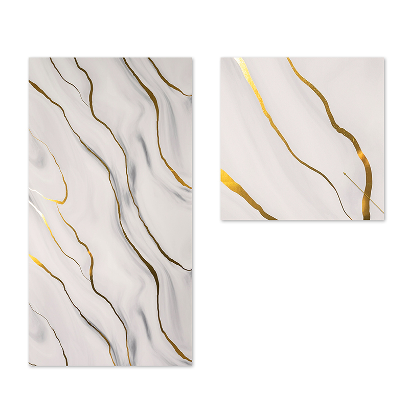 Новая гостиная УФ мраморные зерна настенная наклейка Легкая уборка Красивое украшение интерьера ixpe