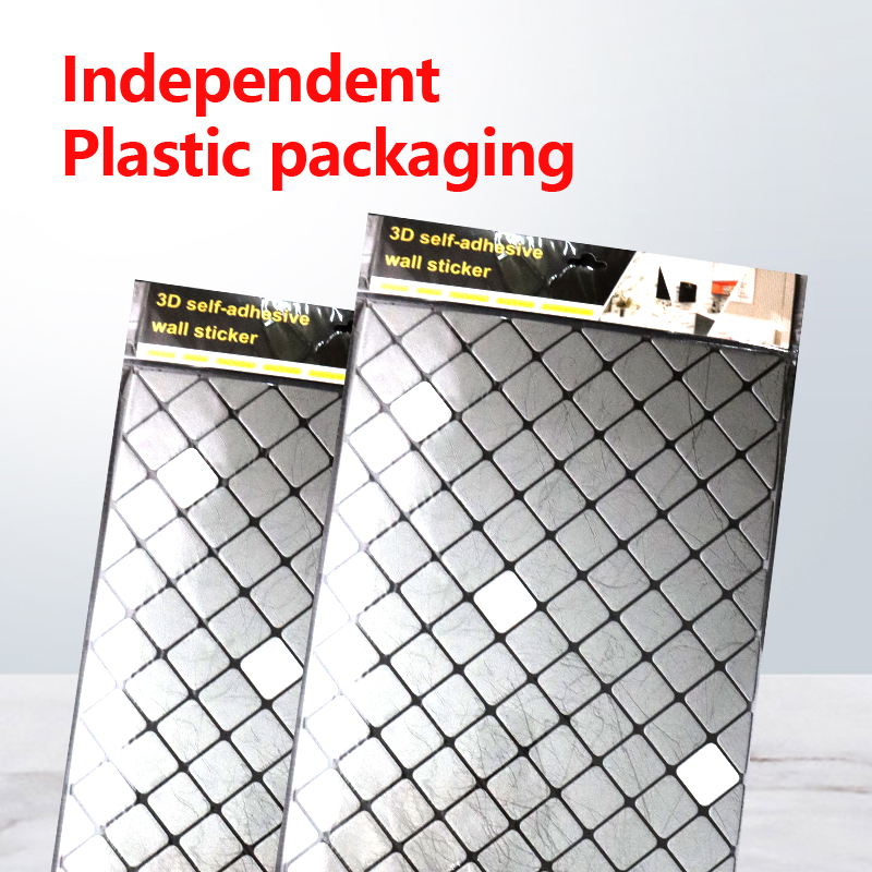 оптовая цена Звукоизолирующая прочная стенная покрытие дома самоклейная IXPE мозаика 3d декоративные стенные наклейки