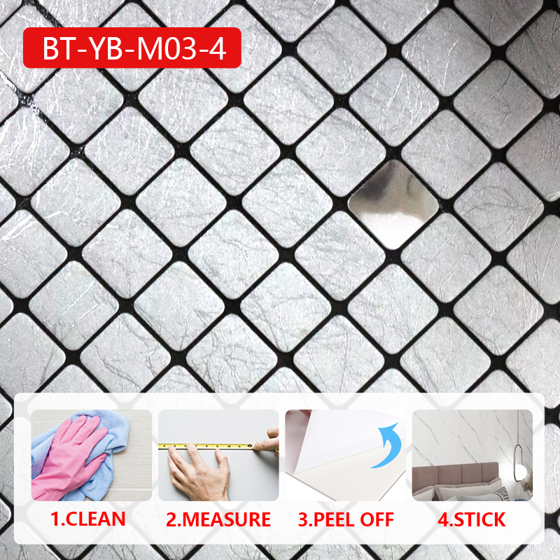 Нетоксичные легкие шкурки 3d стенные наклейки домашнего декора самоклейная мозаика стенная наклейка 