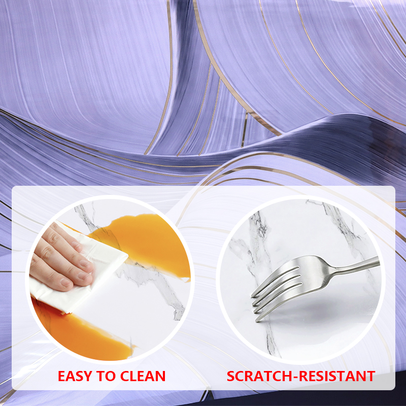 Новая гостиная УФ мраморные зерна настенная наклейка Легкая уборка Красивое украшение интерьера ixpe настенная панель наклейка оптом