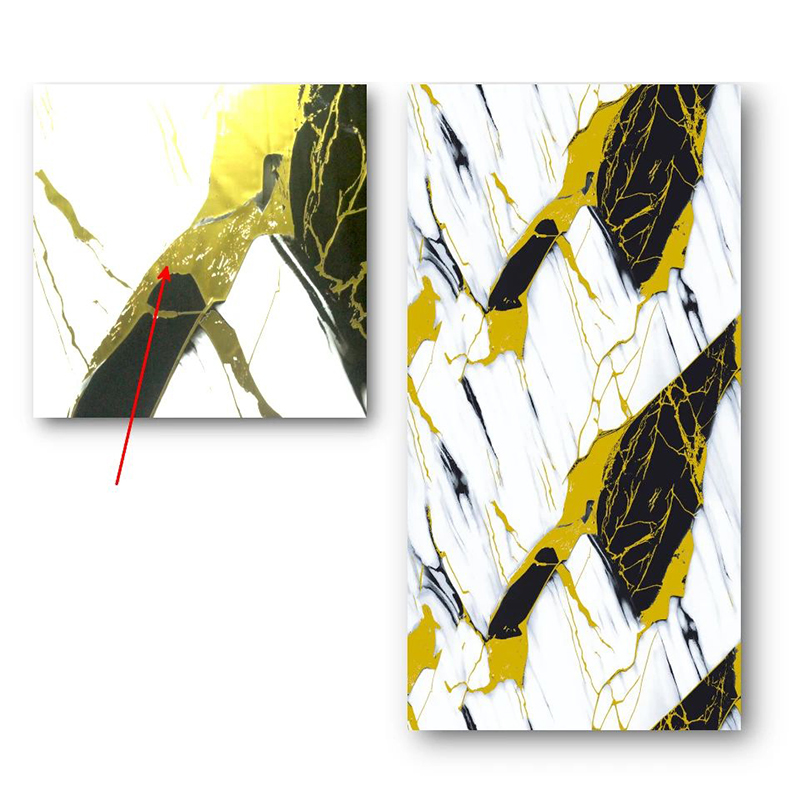 Легкая DIY Установка Испанский стиль Papel Tapiz Мраморная настенная наклейка с металлическими акцентами