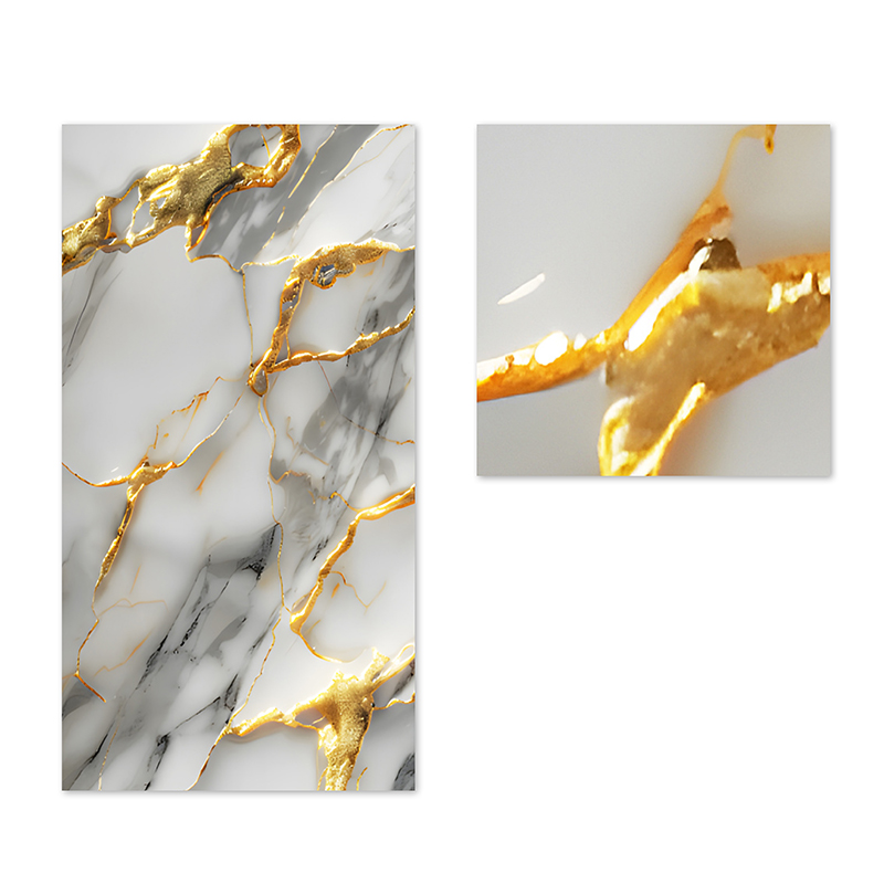 Легкая DIY Установка Испанский стиль Papel Tapiz Мраморная настенная наклейка с металлическими акцентами