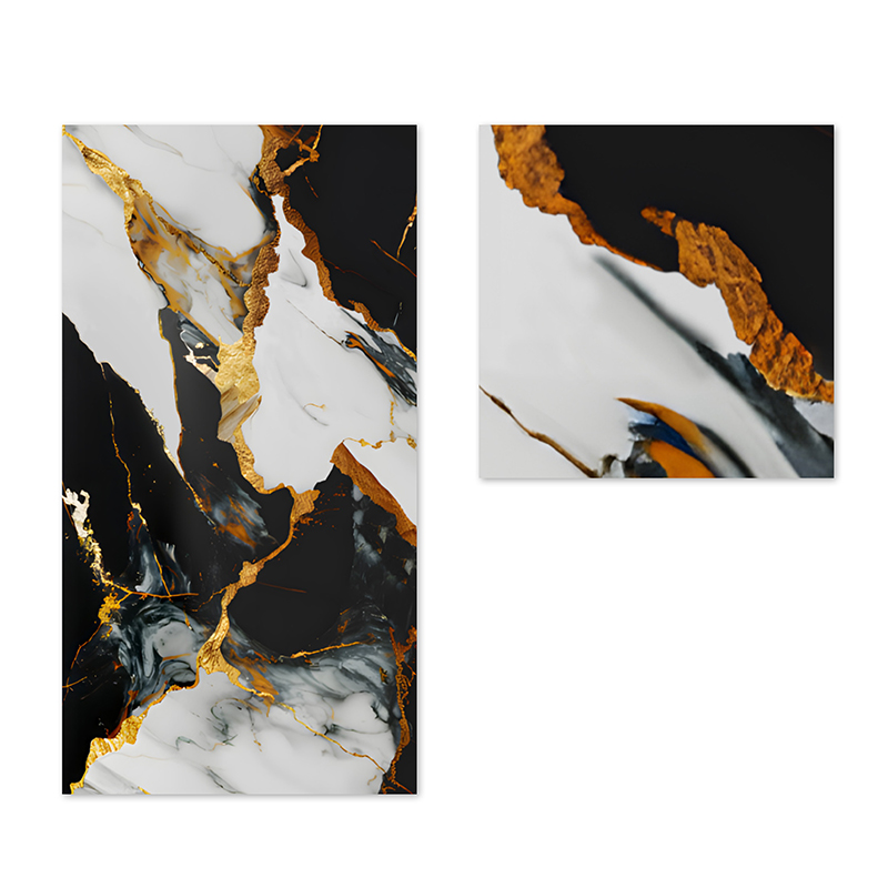 Легкая DIY Установка Испанский стиль Papel Tapiz Мраморная настенная наклейка с металлическими акцентами