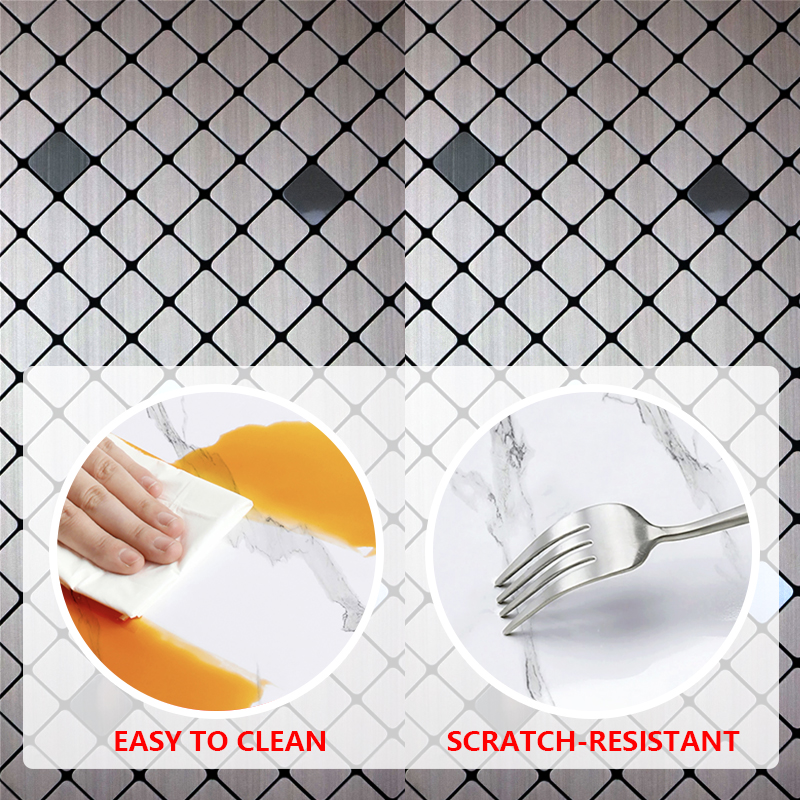 современный дизайн ixpe самоклеющееся настенное покрытие Водонепроницаемая мозаика настенная наклейка для кухни ванная комната