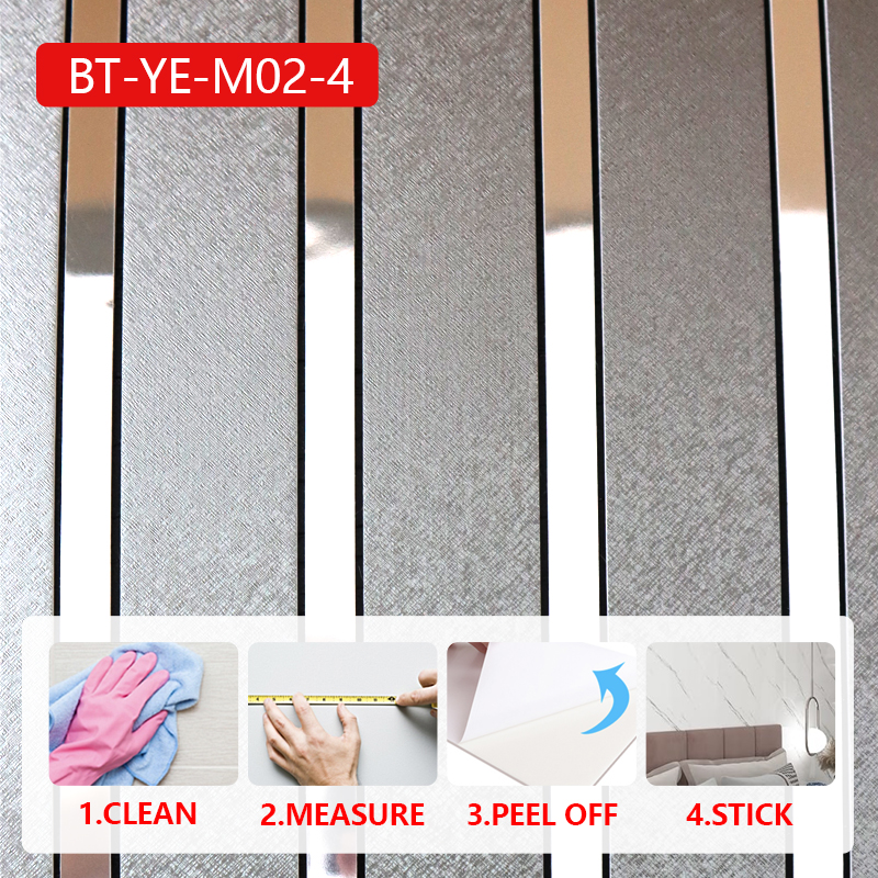 современный дизайн ixpe самоклеющееся настенное покрытие Водонепроницаемая мозаика настенная наклейк