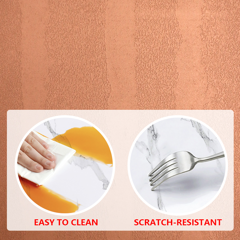 заказ Эко-дружелюбная домашняя декорация Прочный самоклеющий IXPE поднял мягкую глиняную стенную наклейку для гостиной