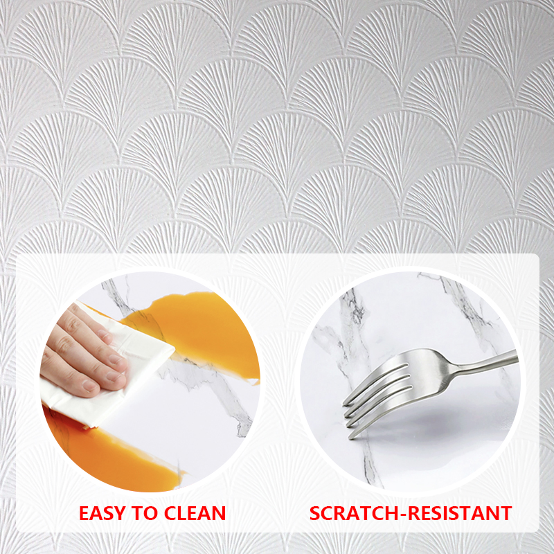 заказ Эко-дружелюбная домашняя декорация Прочный самоклеющий IXPE поднял мягкую глиняную стенную наклейку для гостиной