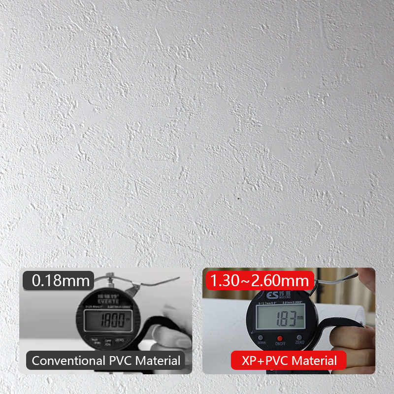 заказ Эко-дружелюбная домашняя декорация Прочный самоклеющий IXPE поднял мягкую глиняную стенную нак