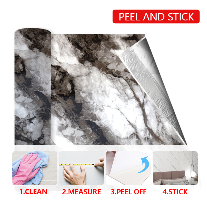 Новая гостиная УФ мраморные зерна настенная наклейка Легкая уборка Красивое украшение интерьера ixpe настенная панель наклейка оптом