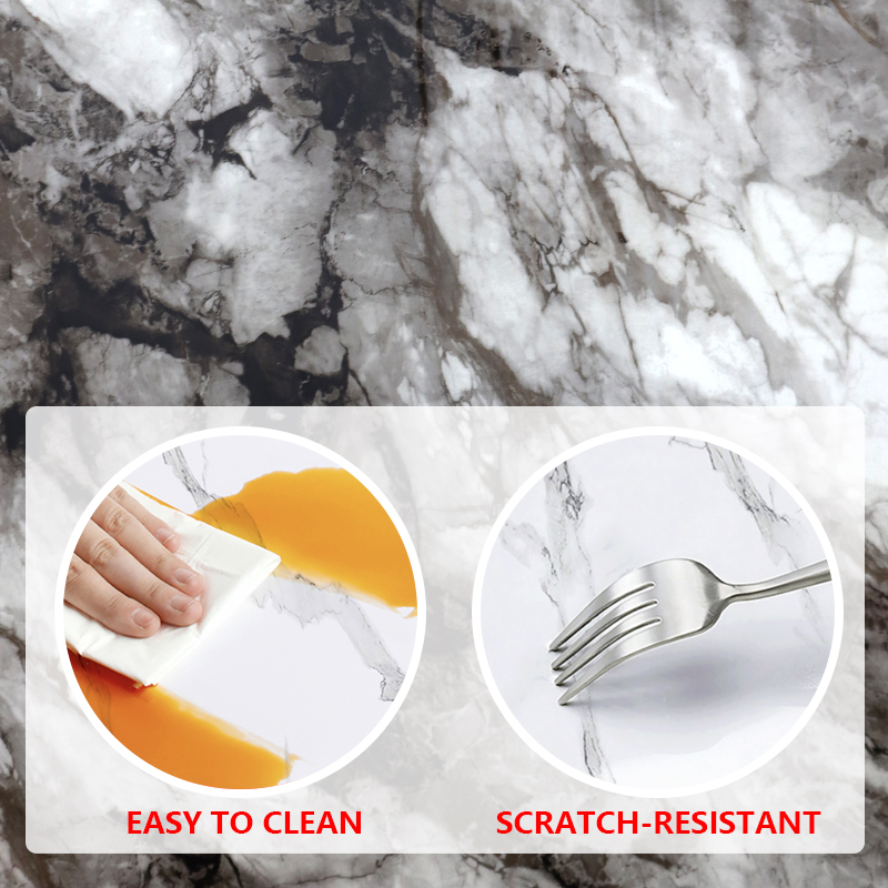 Новая гостиная УФ мраморные зерна настенная наклейка Легкая уборка Красивое украшение интерьера ixpe настенная панель наклейка оптом