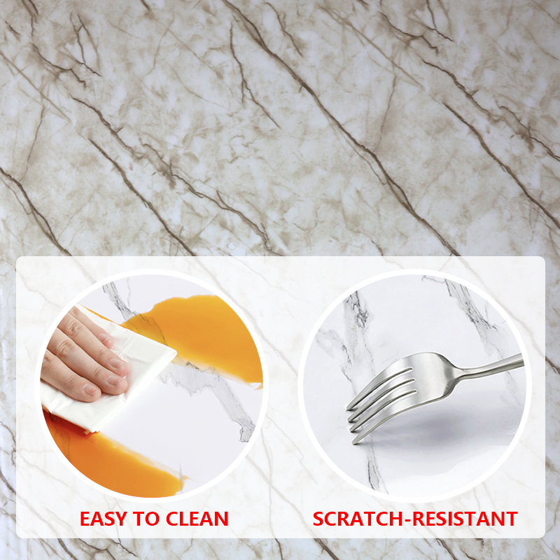 Легкая чистая поверхность самоклеющаяся настенная бумага мраморный лист стикер для гостиной и спальни