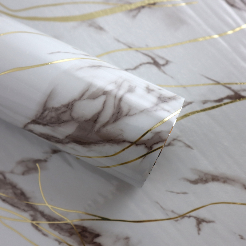 Легкая чистая поверхность самоклеющаяся настенная бумага мраморный лист стикер для гостиной и спальни