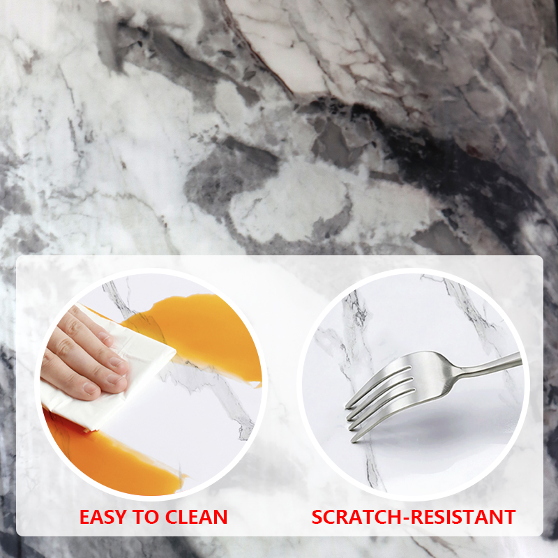 Легкая чистая поверхность самоклеющаяся настенная бумага мраморный лист стикер для гостиной и спальни