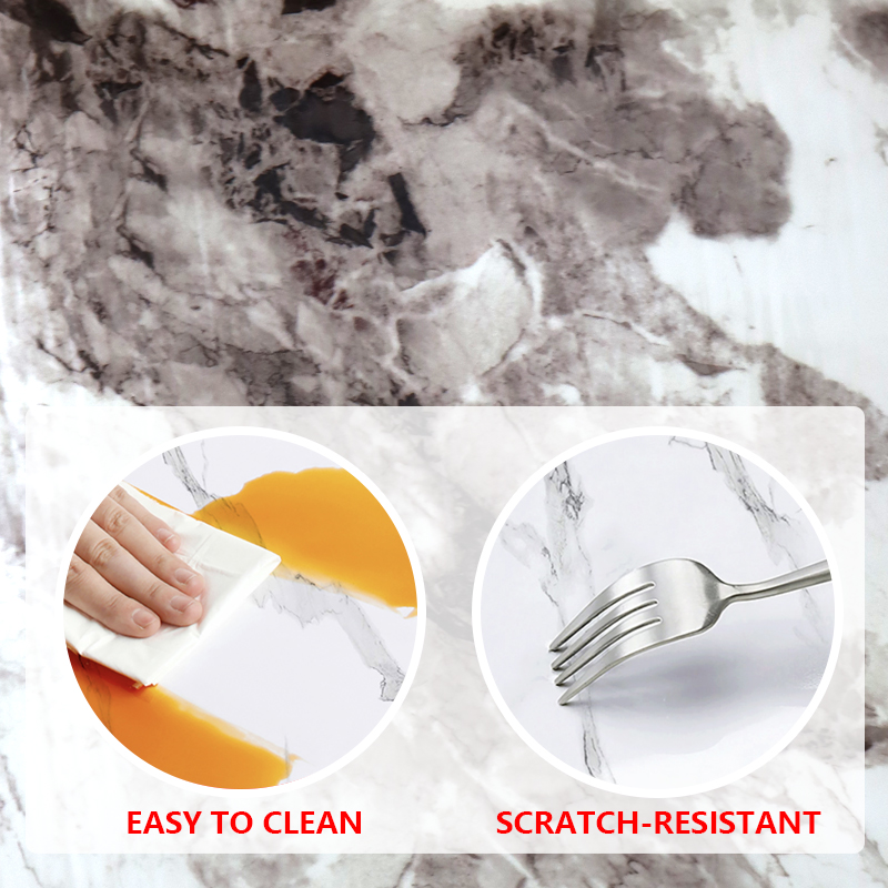 Легкая чистая поверхность самоклеющаяся настенная бумага мраморный лист стикер для гостиной и спальни