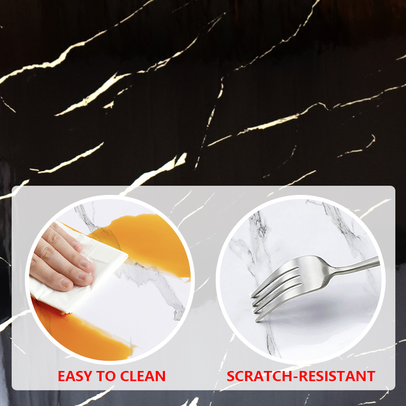 Новая гостиная УФ мраморные зерна настенная наклейка Легкая уборка Красивое украшение интерьера ixpe настенная панель наклейка оптом