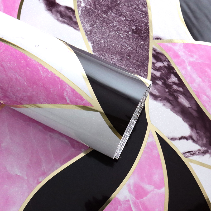 Легкая чистая поверхность самоклеющаяся настенная бумага мраморный лист стикер для гостиной и спальни