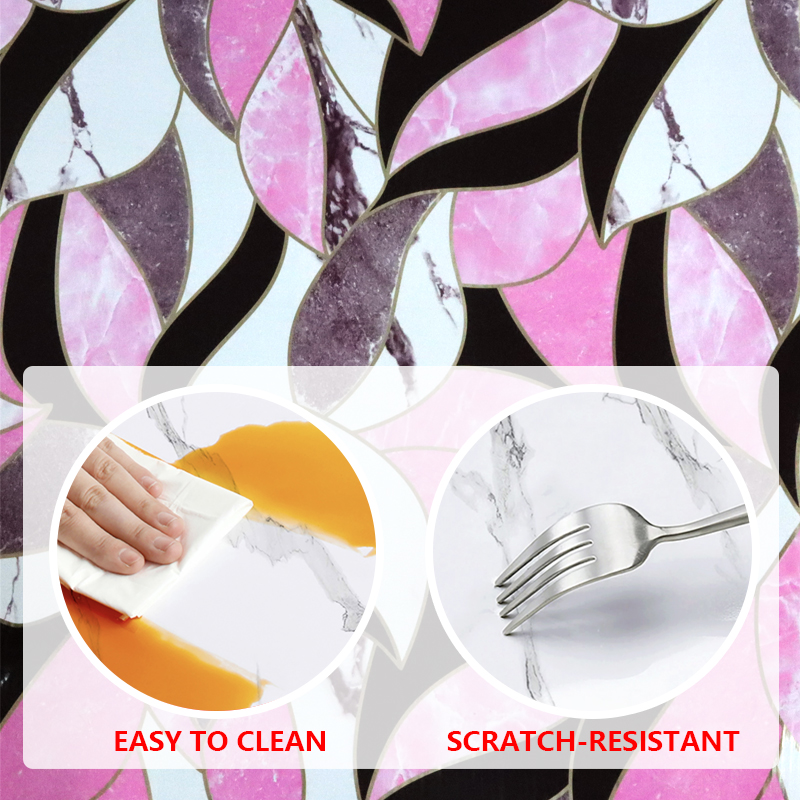 Легкая чистая поверхность самоклеющаяся настенная бумага мраморный лист стикер для гостиной и спальни