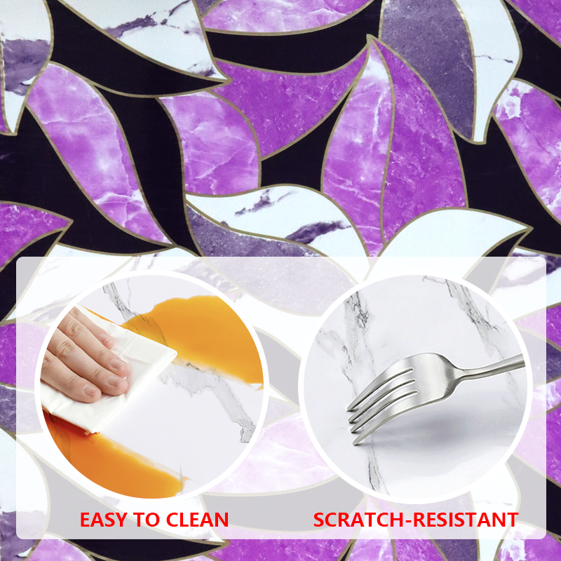 Легкая чистая поверхность самоклеющаяся настенная бумага мраморный лист стикер для гостиной и спальни