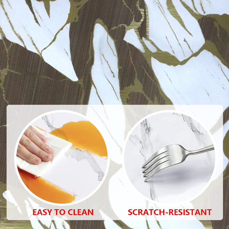 Легкая DIY Установка Испанский стиль Papel Tapiz Мраморная настенная наклейка с металлическими акцентами