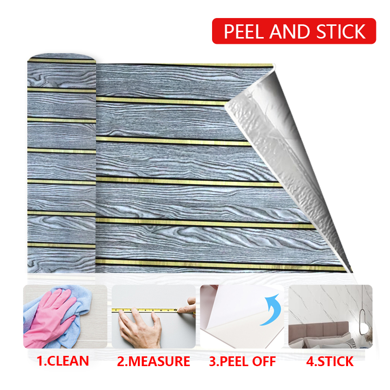 Экологически чистые съемные обои Peel Stick Wall Sticker Paper для устойчивого домашнего декора