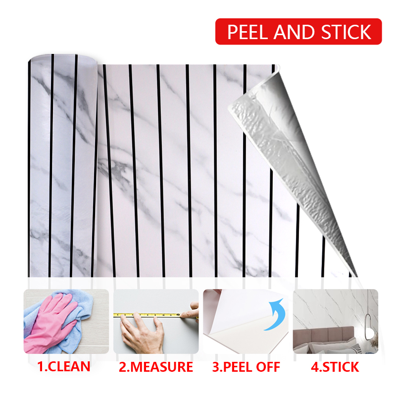 оптовая 3d самоклейка деревянный образец наклейки масло доказательство флейтовая стена наклейки для кухни гостиная