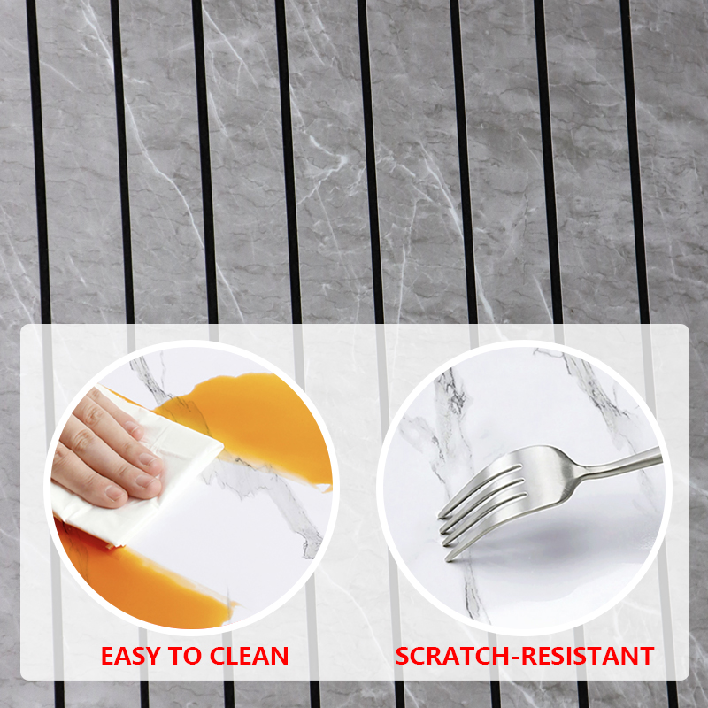 оптовая 3d самоклейка деревянный образец наклейки масло доказательство флейтовая стена наклейки для кухни гостиная