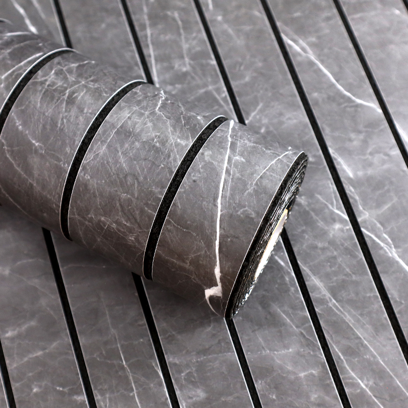 оптовая 3d самоклейка деревянный образец наклейки масло доказательство флейтовая стена наклейки для кухни гостиная