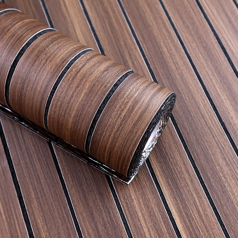 горячая продажа самоклеющаяся решетка стена наклейка анти царапины декоративный ПВХ IXPE деревянный текстуры стена наклейка