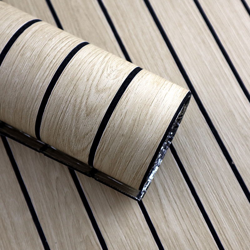 горячая продажа самоклеющаяся решетка стена наклейка анти царапины декоративный ПВХ IXPE деревянный текстуры стена наклейка