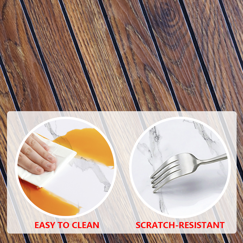 OEM Home Decor 3d решетка самоклеящаяся настенная наклейка Снимаемые деревянные зерна IXPE флейтовая настенная панель наклейка