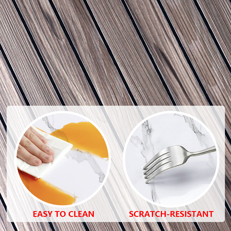 горячая продажа самоклеющаяся решетка стена наклейка анти царапины декоративный ПВХ IXPE деревянный текстуры стена наклейка