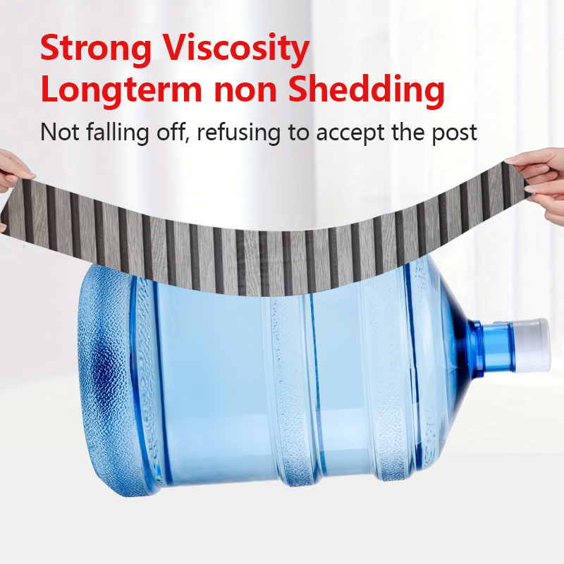 OEM Home Decor 3d решетка самоклеящаяся настенная наклейка Снимаемые деревянные зерна IXPE флейтовая настенная панель наклейка