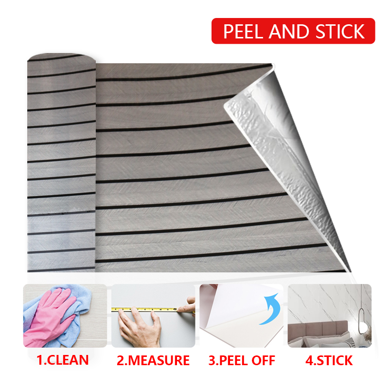 OEM Home Decor 3d решетка самоклейная настенная наклейка Снимаемые деревянные зерна IXPE флейтовая настенная панель наклейка