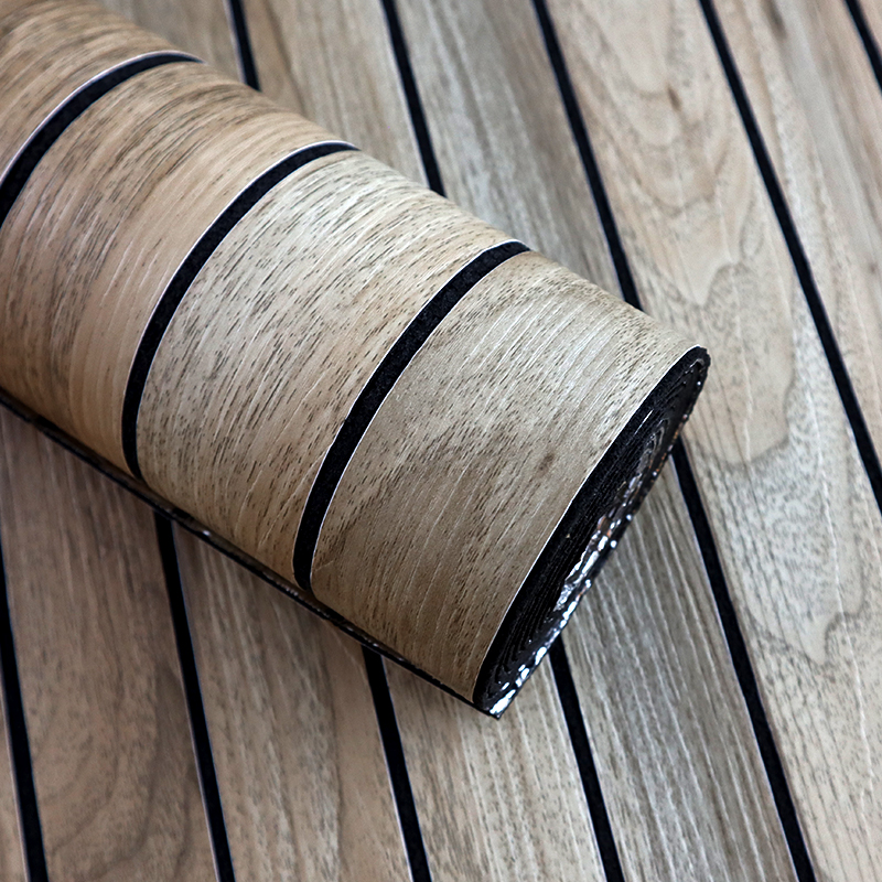 мода деревянное зерно самоклеющаяся ixpe флейтовая настенная панель наклейка 3d решетка настенная наклейка для украшения стены