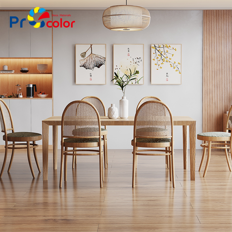 фабричная цена индивидуальный дизайн Анти-царапины самоклеющиеся деревянные зерна LVT ПВХ виниловые полы для гостиной