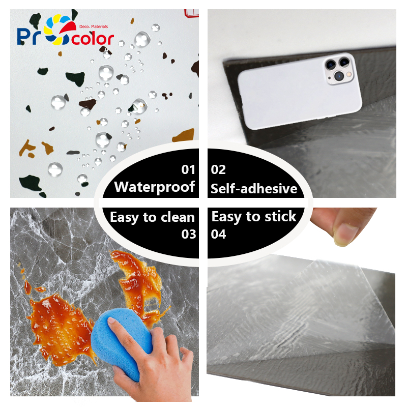 современные внутренние деревянные зерна полы индивидуальный дизайн водонепроницаемый lvt самоклеющийся пол для спальни гостиная