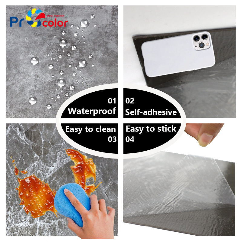 высококачественный самоклейный пол LVT скользоустойчивый водонепроницаемый пол винила LVT для квартиры семьи дома