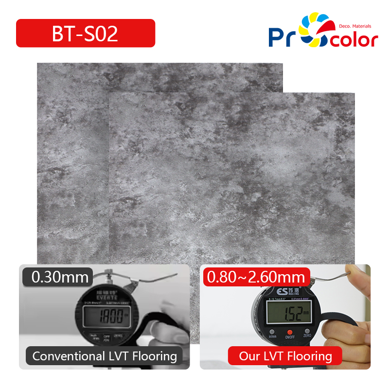 высококачественный самоклейный пол LVT скользоустойчивый водонепроницаемый пол винила LVT для квартиры семьи дома