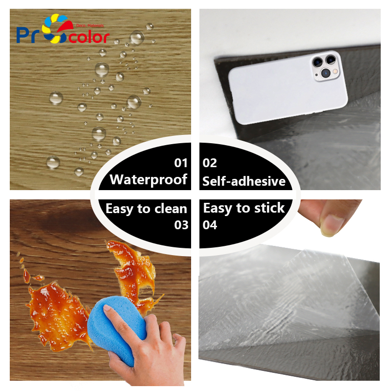 фабричная цена индивидуальный дизайн Анти-царапины самоклеющиеся деревянные зерна LVT ПВХ виниловые полы для гостиной